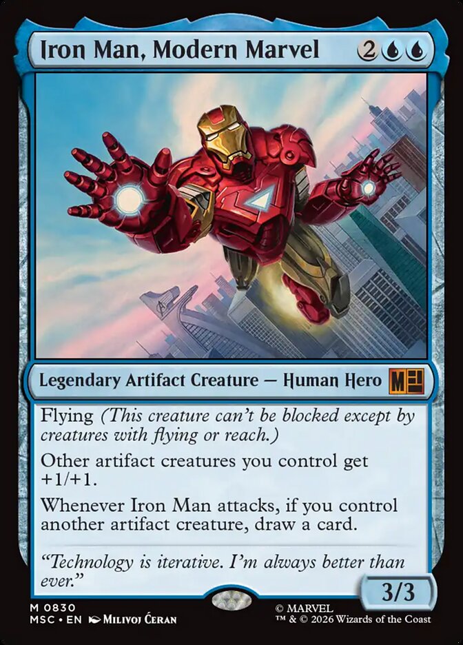 Iron Man, Modern Marvel 830 (Commander: Marvel Super Heroes) 