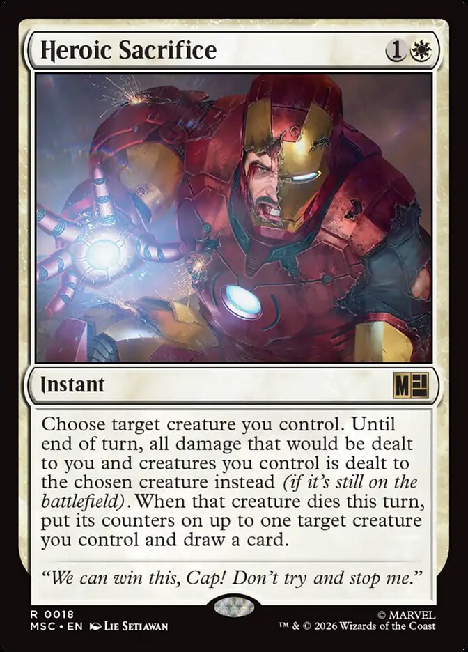 Heroic Sacrifice 18 (Commander: Marvel Super Heroes) 