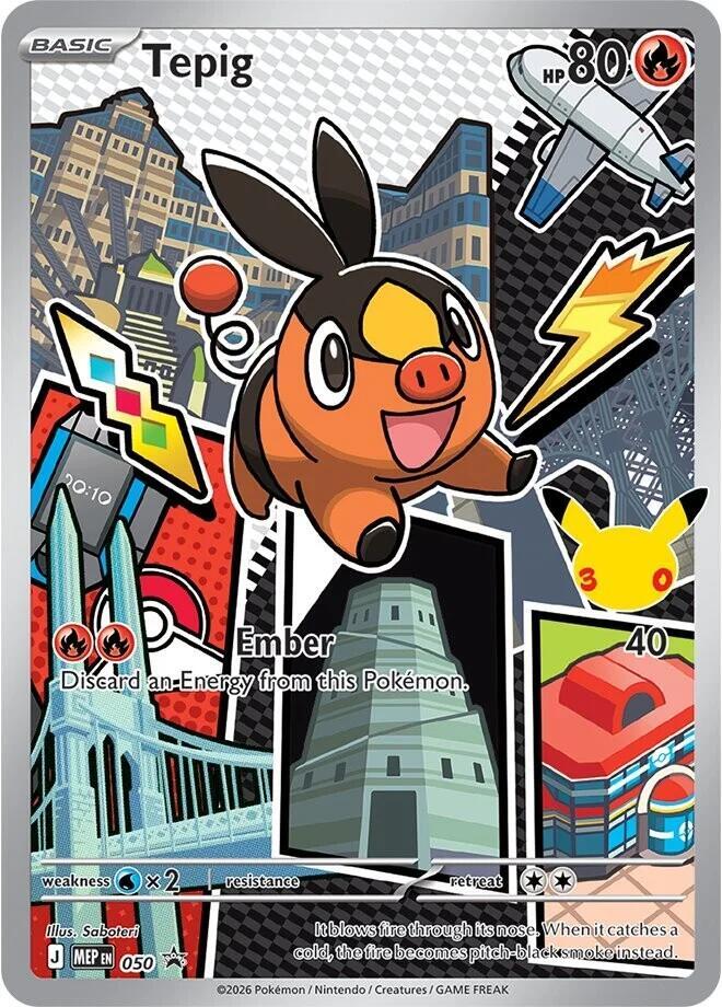 Tepig 050 (ME: Mega Evolution Promo)  - Holofoil