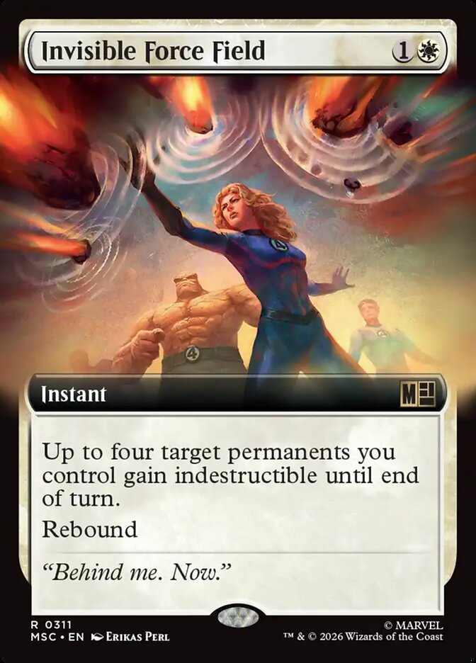 Invisible Force Field Extended Art 311 (Commander: Marvel Super Heroes) 