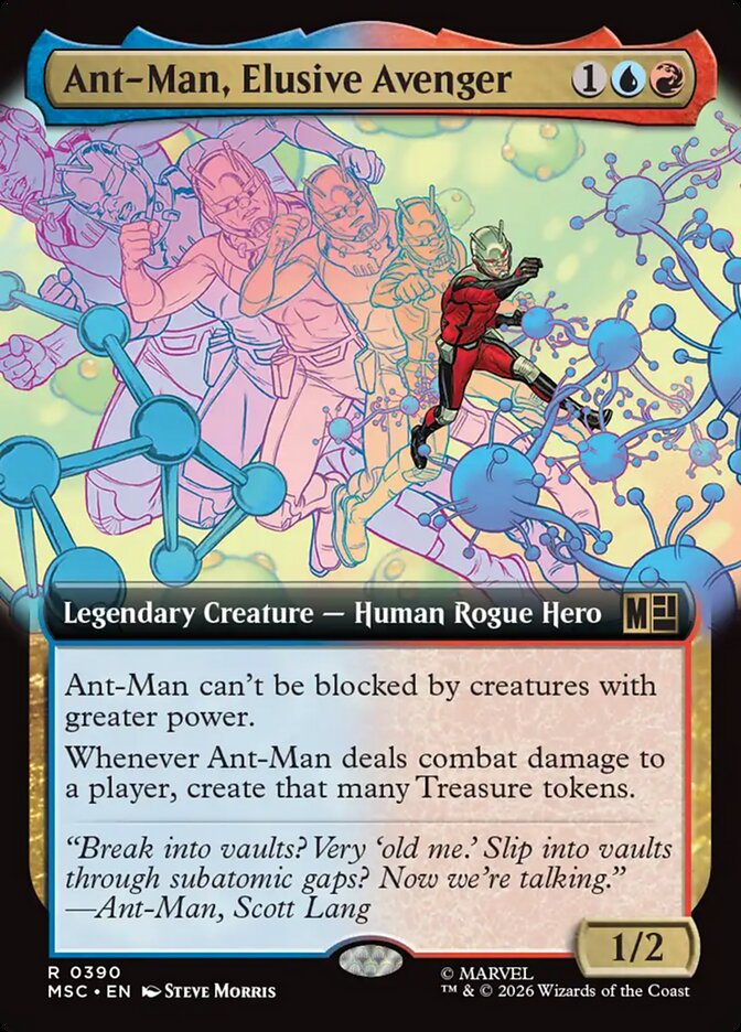 Ant Man Elusive Avenger Extended Art 390 (Commander: Marvel Super Heroes)  - Extended Art