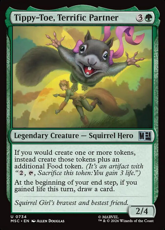 Tippy-Toe, Terrific Partner 734 (Commander: Marvel Super Heroes)  - Foil