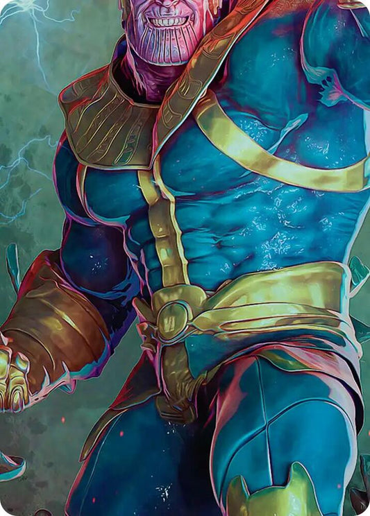 Thanos the Mad Titan Art Card 5 9 5 (Art Series: Marvel Super Heroes) 