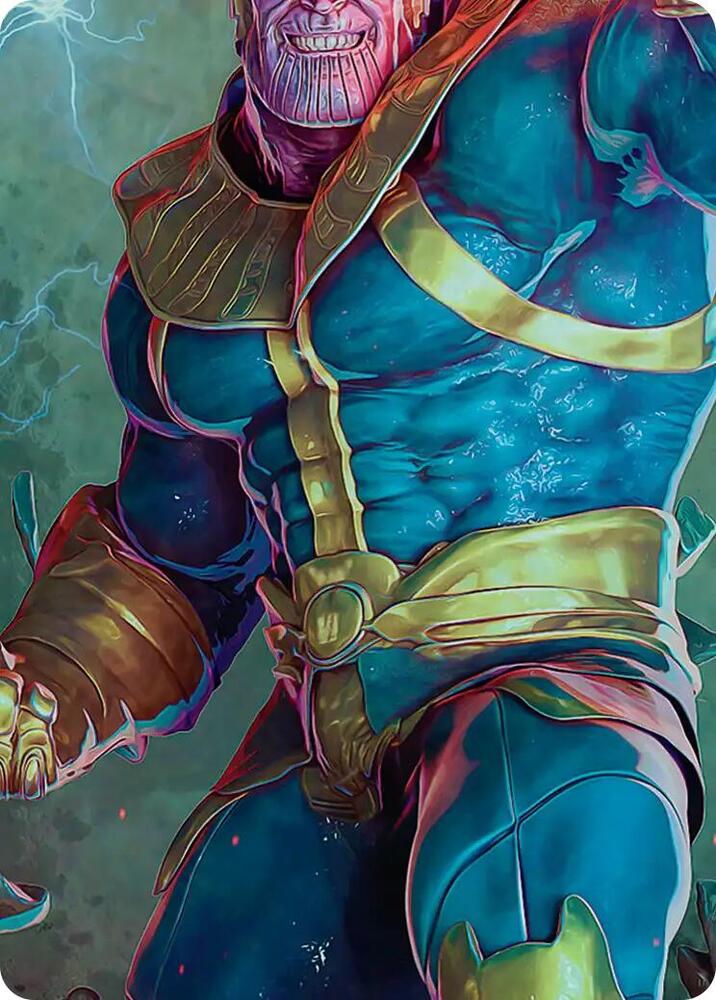 Thanos the Mad Titan Art Card 5 9 5 (Art Series: Marvel Super Heroes) 