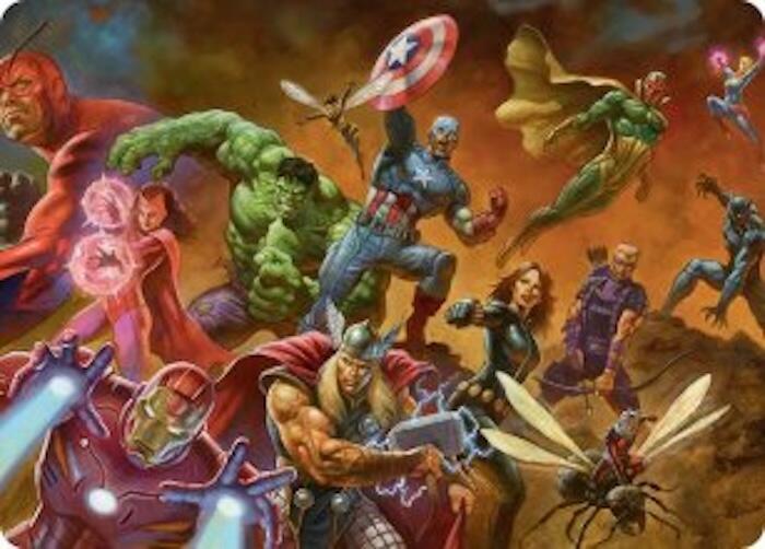 Avengers Assemble Art Card 1 (Art Series: Marvel Super Heroes) 
