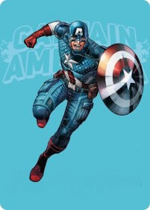 Captain America Super Soldier Art Card 21 (Art Series: Marvel Super Heroes) 