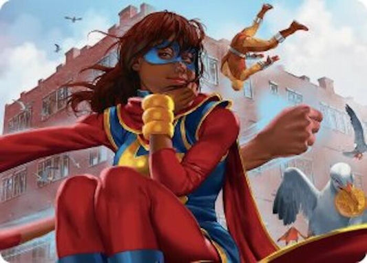 Ms Marvel Kamala Khan Art Card 5 (Art Series: Marvel Super Heroes) 