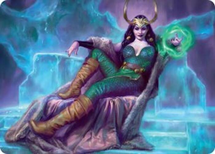 Lady Loki Agent of Chaos Art Card 33 (Art Series: Marvel Super Heroes) 