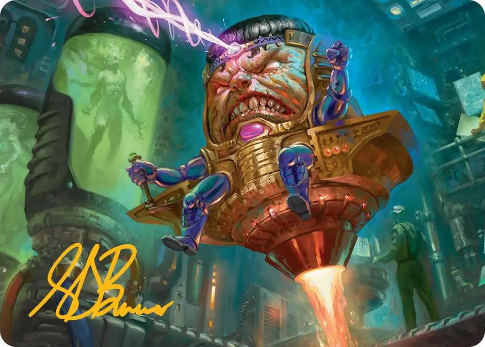 MODOK Art Card Gold Stamped Signature 9 (Art Series: Marvel Super Heroes) 