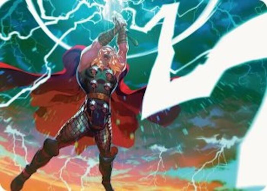 Lightning Strike Art Card 11 (Art Series: Marvel Super Heroes) 