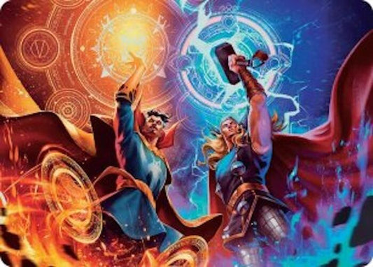 We Say Thee Nay Art Card 7 (Art Series: Marvel Super Heroes) 