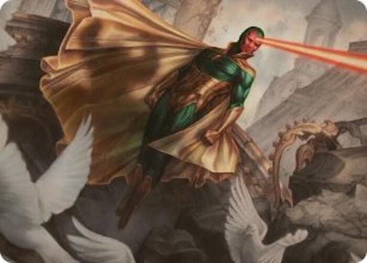 The Vision Art Card 15 (Art Series: Marvel Super Heroes) 