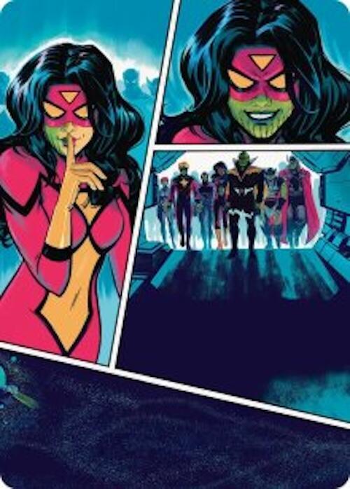 Secret Invasion Art Card 18 (Art Series: Marvel Super Heroes) 