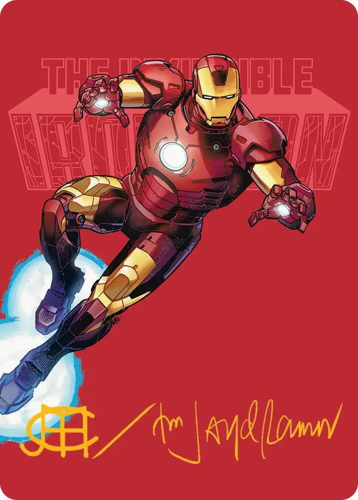 The Invincible Iron Man Art Card Gold Stamped Signature 29 (Art Series: Marvel Super Heroes) 