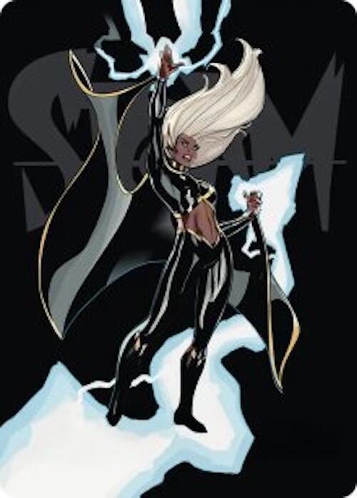Storm Windrider Art Card 30 (Art Series: Marvel Super Heroes) 