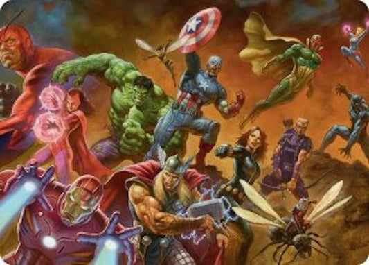 Avengers Assemble Art Card 1 (Art Series: Marvel Super Heroes) 