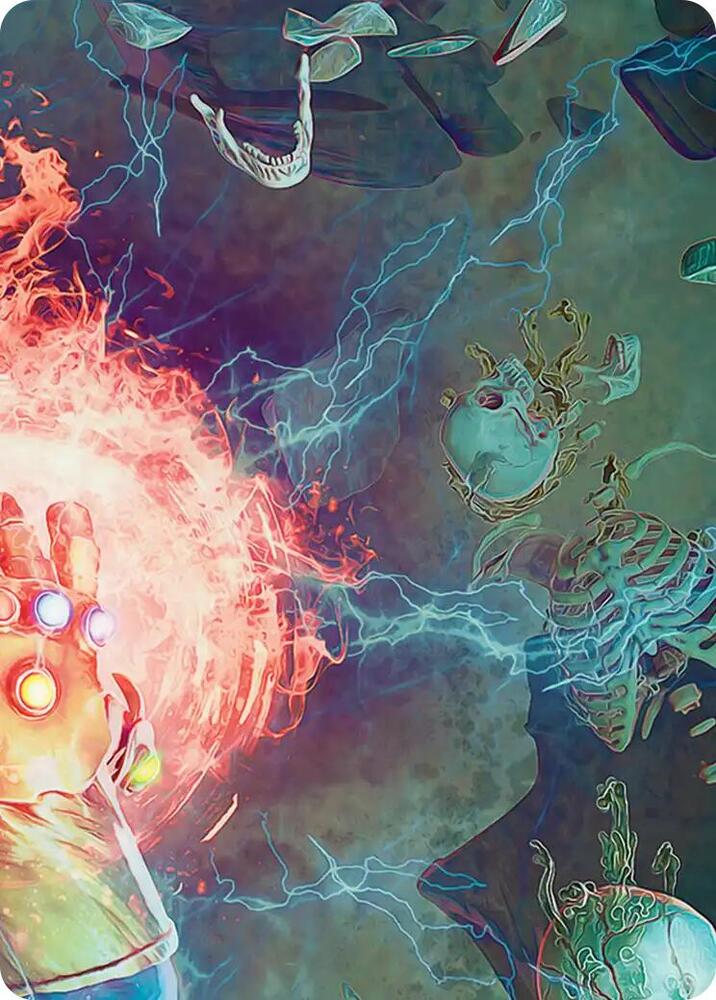 Thanos the Mad Titan Art Card 3 9 3 (Art Series: Marvel Super Heroes) 