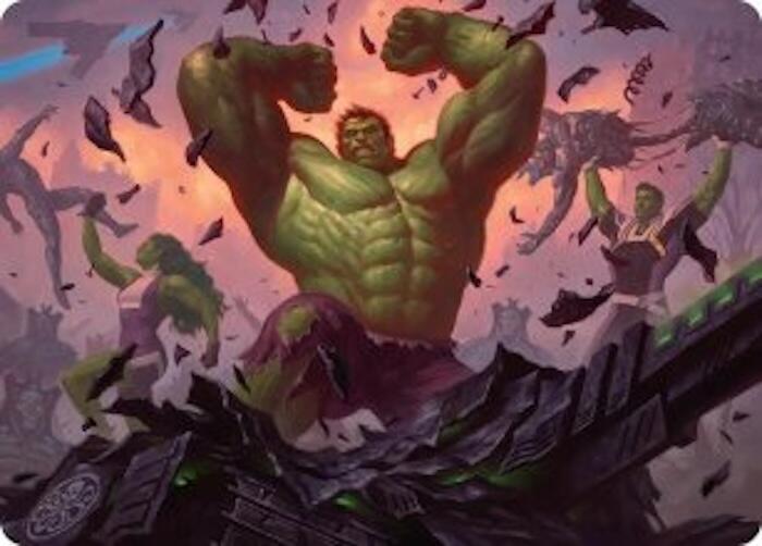 HULK SMASH Art Card 10 (Art Series: Marvel Super Heroes) 