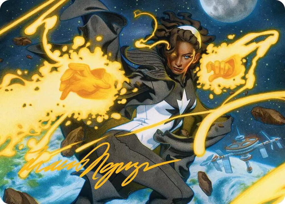 Photon Mighty Marvel Art Card Gold Stamped Signature 34 (Art Series: Marvel Super Heroes) 