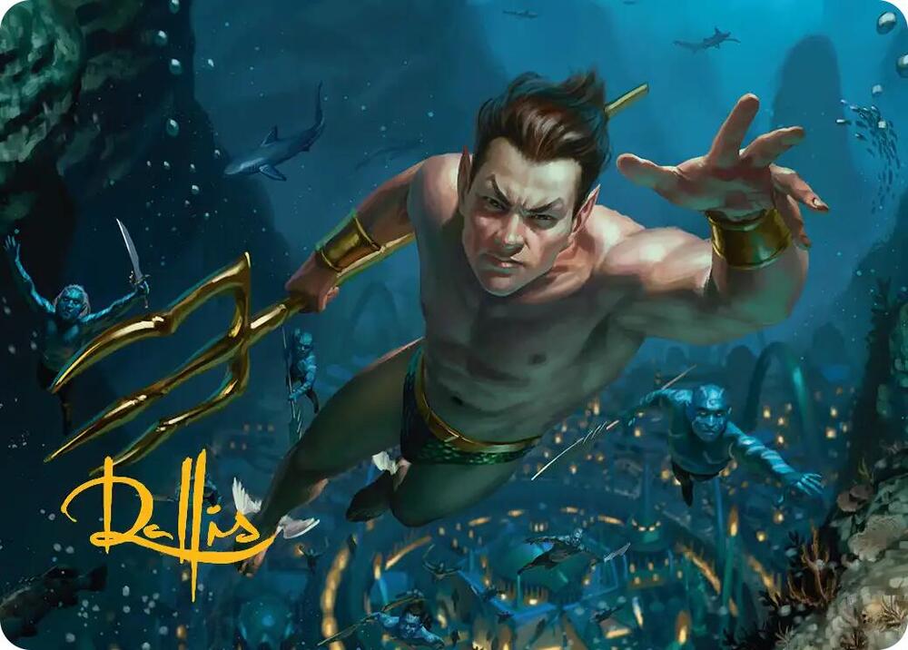 Namor the Sub Mariner Art Card Gold Stamped Signature 6 (Art Series: Marvel Super Heroes) 
