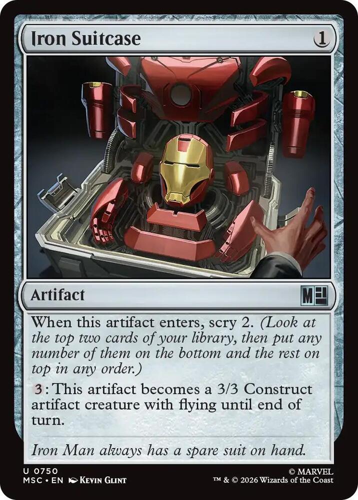 Iron Suitcase 750 (Commander: Marvel Super Heroes)  - Foil