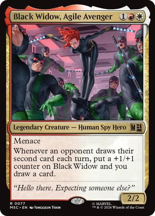 Black Widow Agile Avenger 77 (Commander: Marvel Super Heroes) 