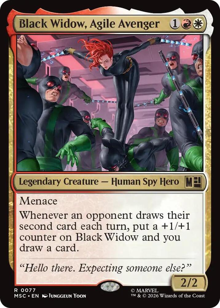 Black Widow Agile Avenger 77 (Commander: Marvel Super Heroes) 