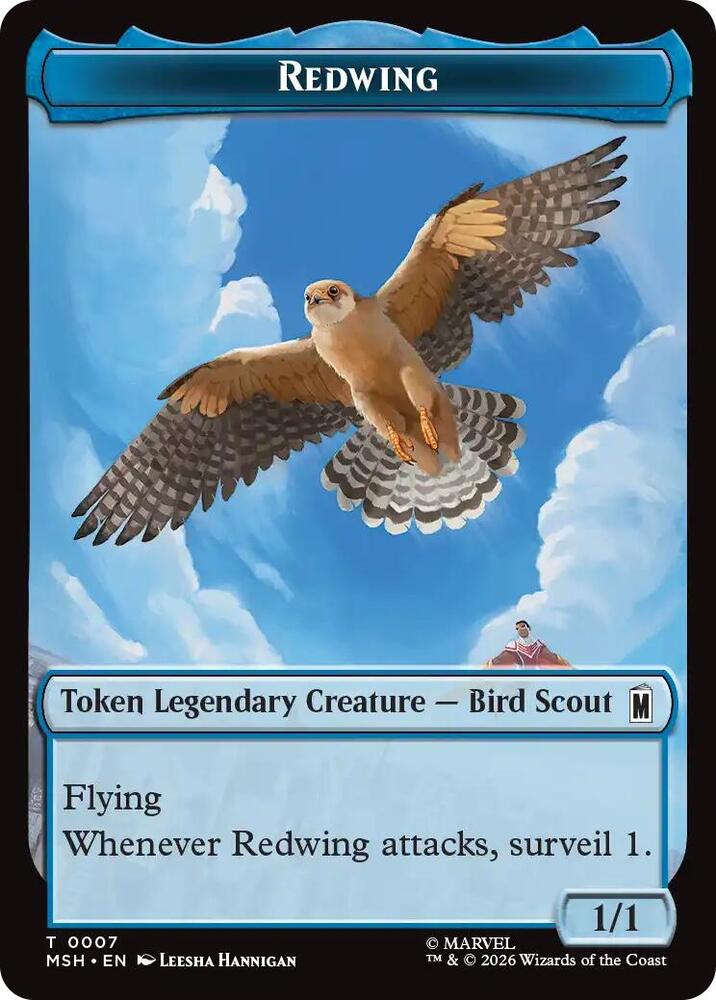 Redwing Zabu Double Sided Token 7 // 16 (Marvel Super Heroes) 