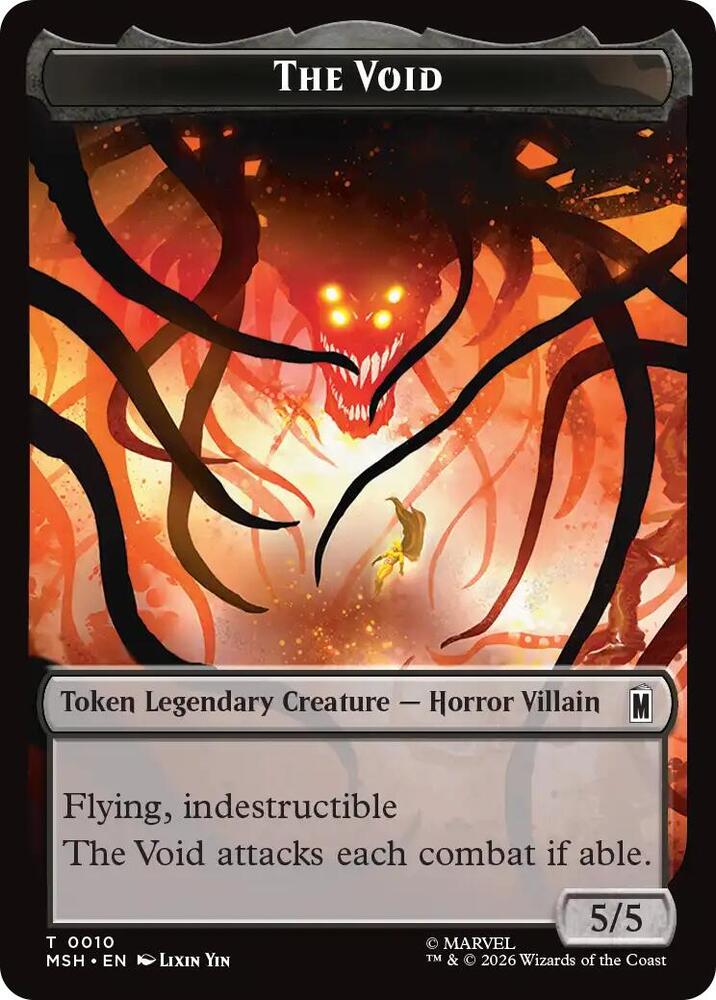 The Void Squirrel Double Sided Token 10 // 14 (Marvel Super Heroes) 