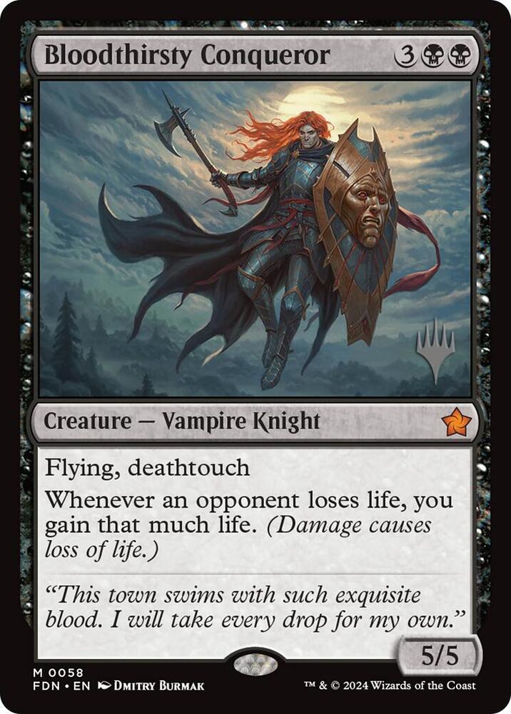 Bloodthirsty Conqueror 58 (Promo Pack: Edge of Eternities) 