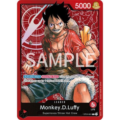 Monkey.D.Luffy ST01-001 (Revision Pack Cards)  - Foil