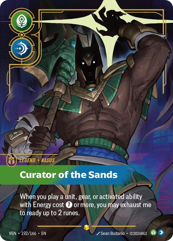 Nasus - Curator of the Sands 192/166 (Vendetta)  - Foil