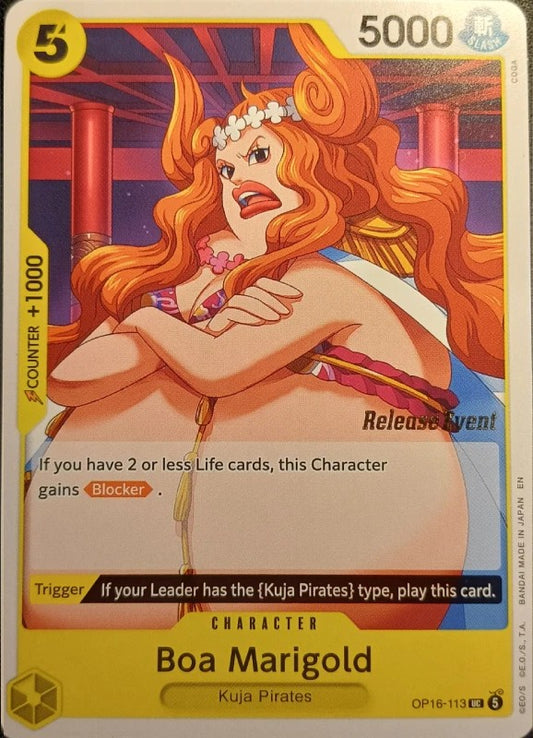 Boa Marigold OP16-113 (The Time of Battle Release Event Cards) 