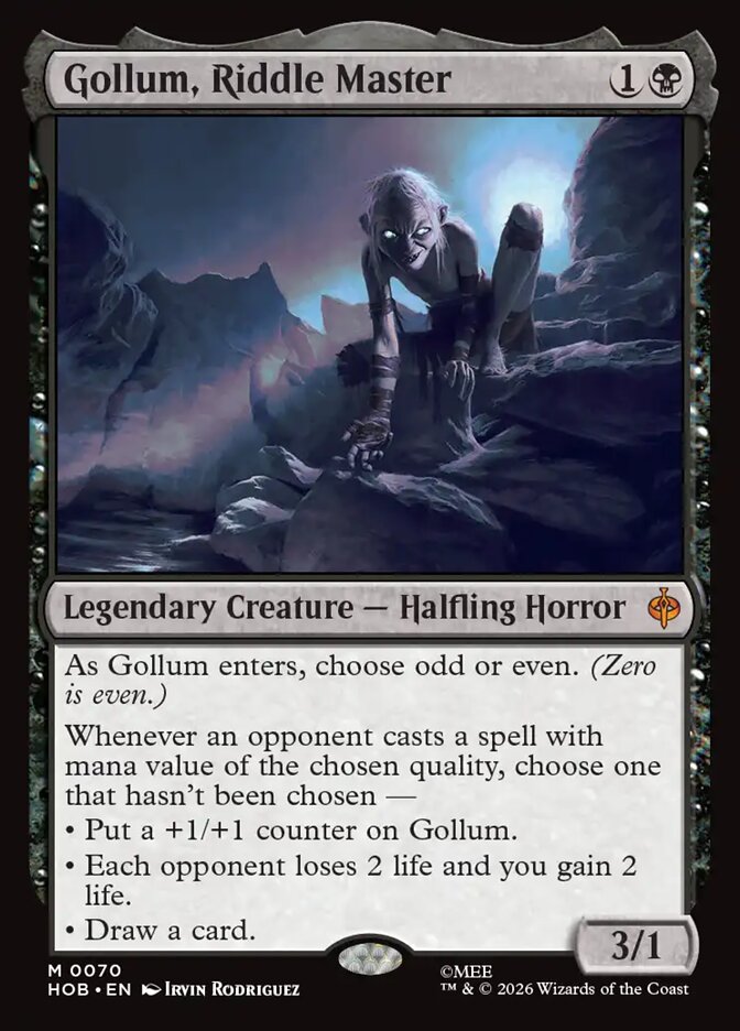 Gollum, Riddle Master 70 (The Hobbit)  - Foil