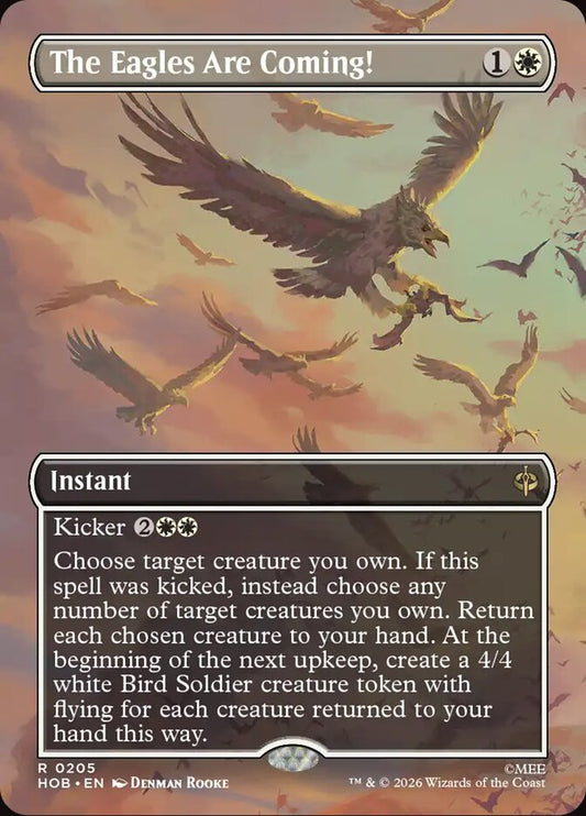 The Eagles Are Coming! 205 (The Hobbit)  - Borderless Foil