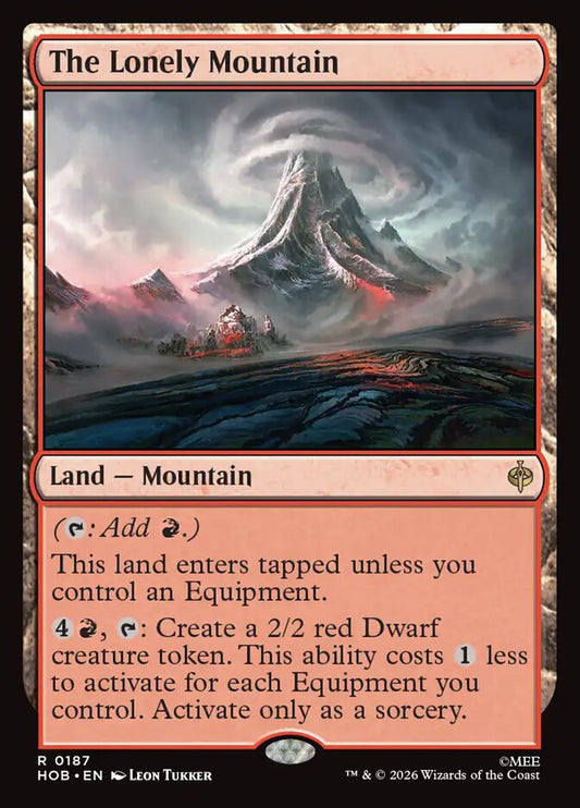The Lonely Mountain 187 (The Hobbit)  - Foil