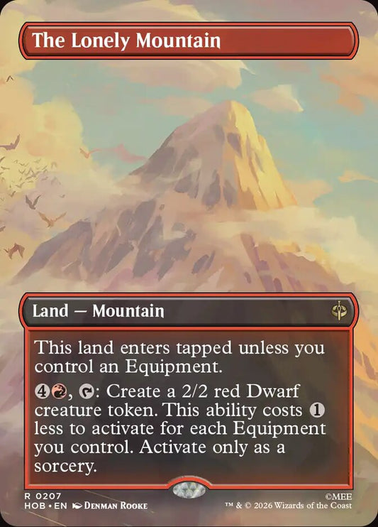 The Lonely Mountain 207 (The Hobbit)  - Borderless Foil