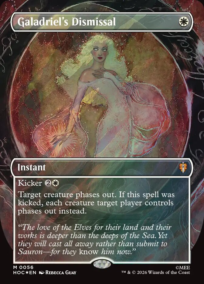 Galadriel's Dismissal 56 (The Hobbit: Eternal-Legal)  - Borderless Surge Foil
