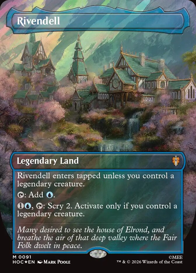 Rivendell 91 (The Hobbit: Eternal-Legal)  - Borderless Surge Foil