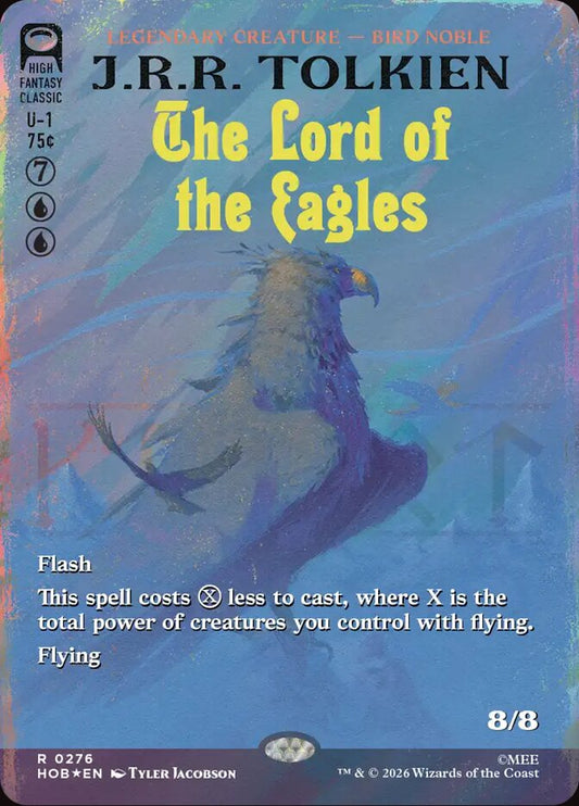 The Lord of the Eagles 276 (The Hobbit)  - Borderless Surge Foil