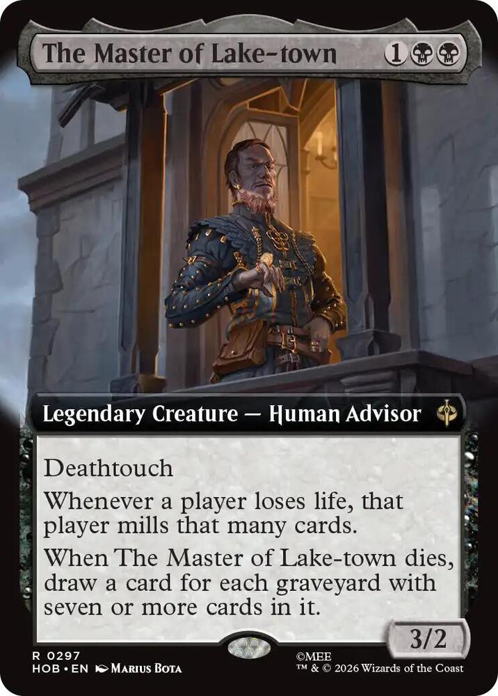 The Master of Lake-town 297 (The Hobbit)  - Extended Art
