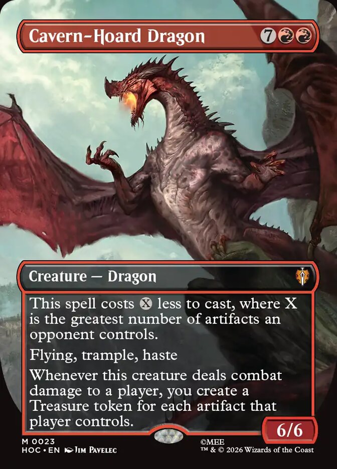 Cavern-Hoard Dragon 23 (The Hobbit: Eternal-Legal)  - Borderless