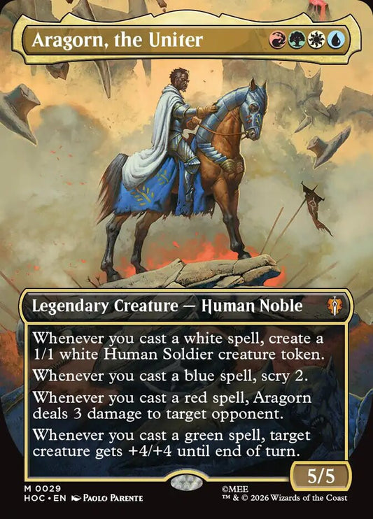 Aragorn, the Uniter 29 (The Hobbit: Eternal-Legal)  - Borderless Foil