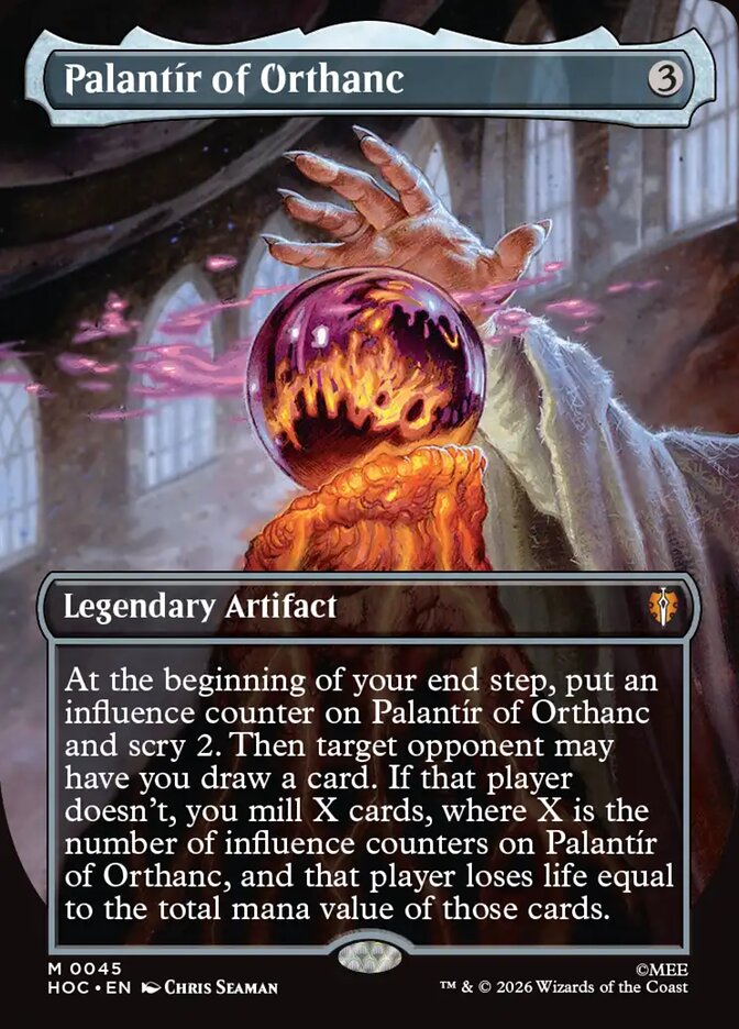 Palantír of Orthanc 45 (The Hobbit: Eternal-Legal)  - Borderless Foil
