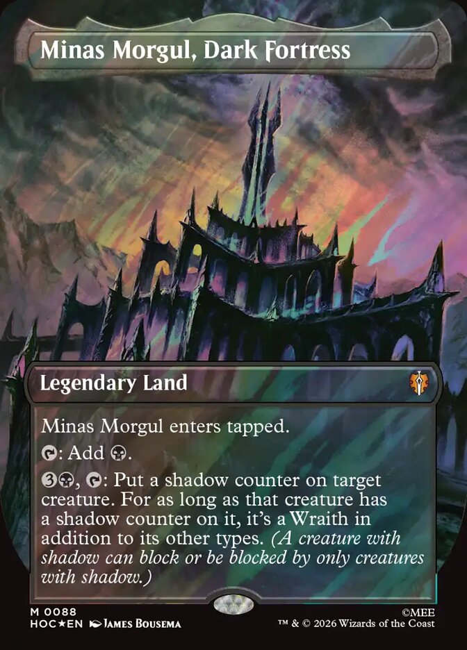 Minas Morgul, Dark Fortress 88 (The Hobbit: Eternal-Legal)  - Borderless Surge Foil