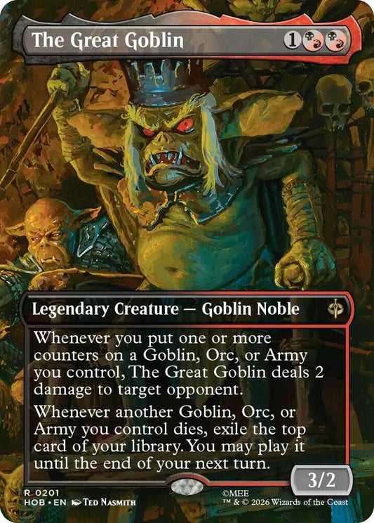 The Great Goblin 201 (The Hobbit)  - Borderless Foil