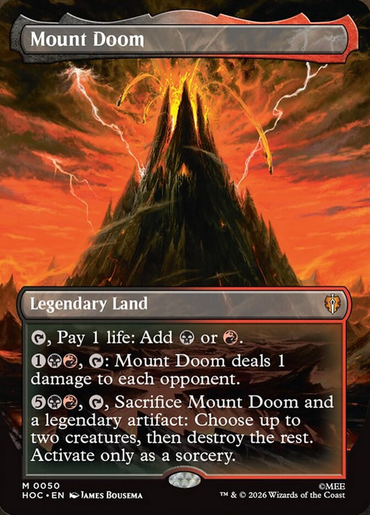 Mount Doom 50 (The Hobbit: Eternal-Legal)  - Borderless Foil