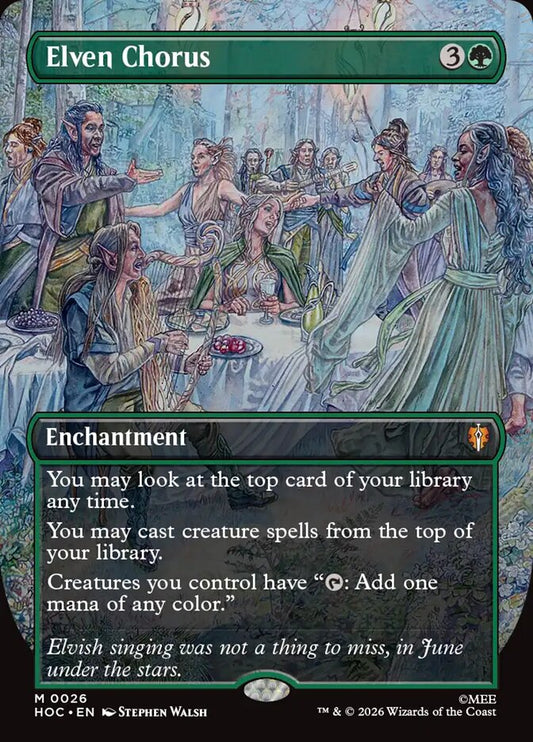 Elven Chorus 26 (The Hobbit: Eternal-Legal)  - Borderless