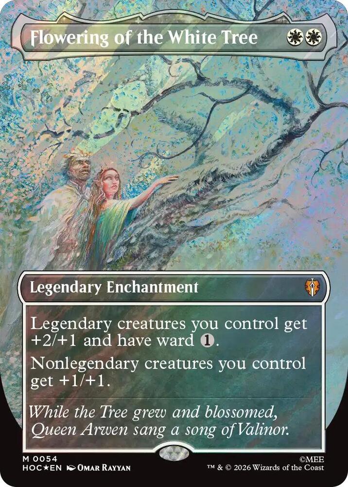 Flowering of the White Tree 54 (The Hobbit: Eternal-Legal)  - Borderless Surge Foil