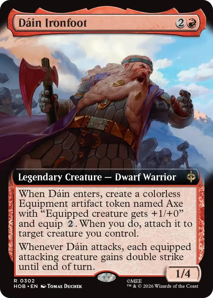 Dain Ironfoot 302 (The Hobbit)  - Extended Art